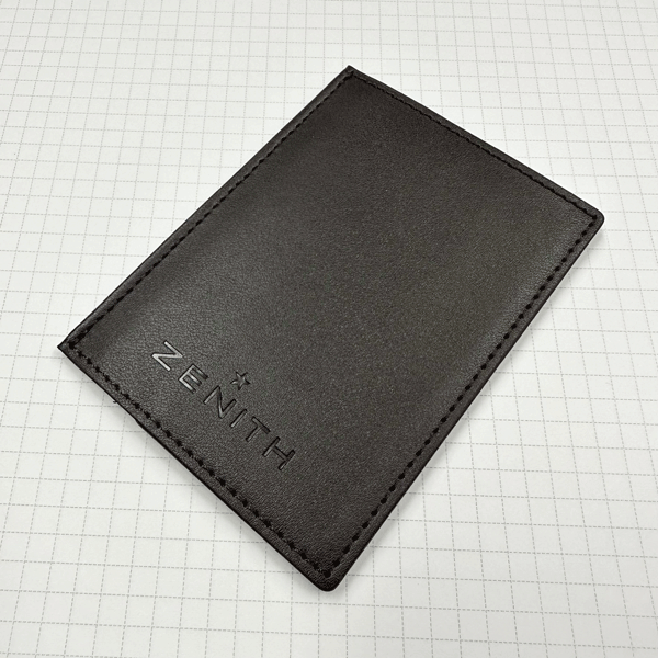 【未使用・長期保管処分品】 ZENITH/ゼニス 純正付属品 カードケース/ギャランティーケース こげ茶拍卖