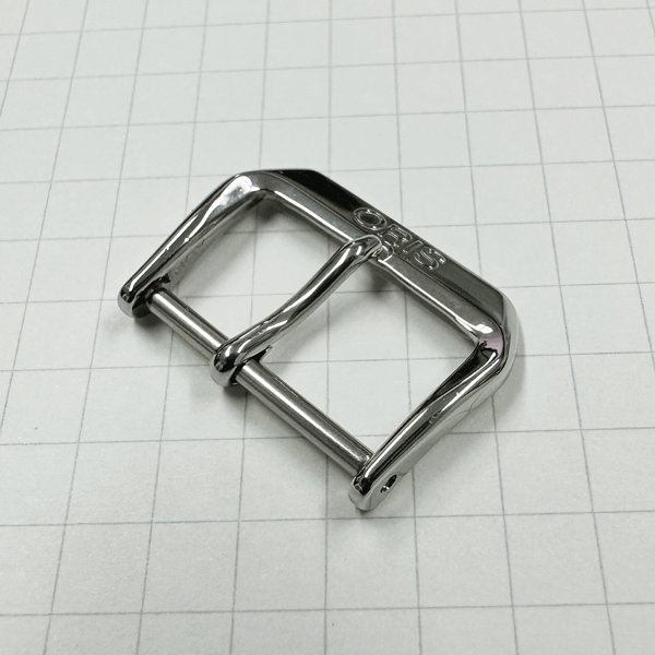 【未使用・長期在庫処分品】 ORIS/オリス 純正パーツ 尾錠/ピンバックル 18mm SS拍卖