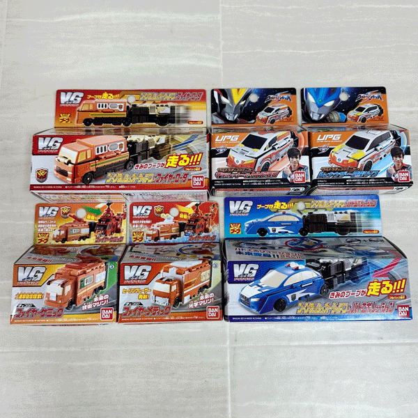 未使用・長期保管品 バンダイ VooV/ブーブ 6台セット ウルトラマンギンガetc プルバック走行 変身 ミニカー拍卖