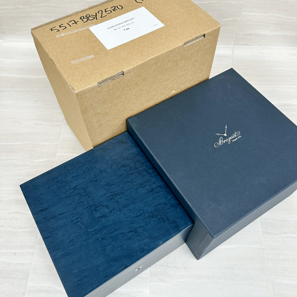 【中古】 Breguet/ブレゲ 純正ボックス・箱 木製 マリーン用 鍵付き拍卖