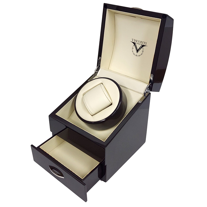 【訳あり展示品】レア! VISCONTI ワインディングマシーン 1本用 引き出し付き ワインダー ヴィスコンティ ビスコンティ拍卖