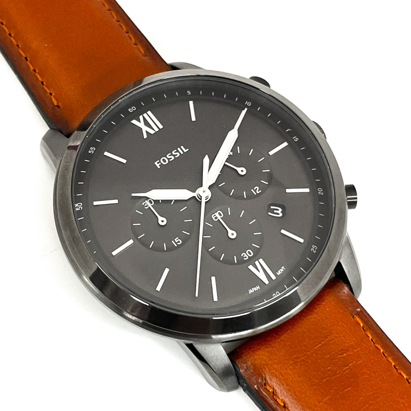 【未使用・長期展示処分品・fos-189TS】FOSSIL/フォッシル 腕時計 NEUTRA ノイトラ FS5512 クォーツ クロノ 電池交換済み拍卖