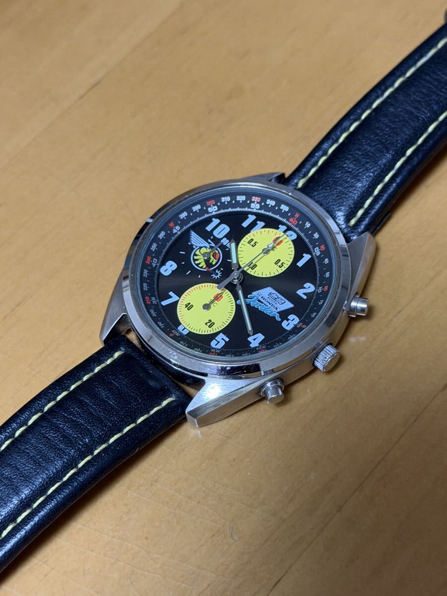 ジョーダン無限ホンダ 腕時計 クロノグラフ クォーツ ノベルティ ジョーダングランプリ ホンダ F1拍卖