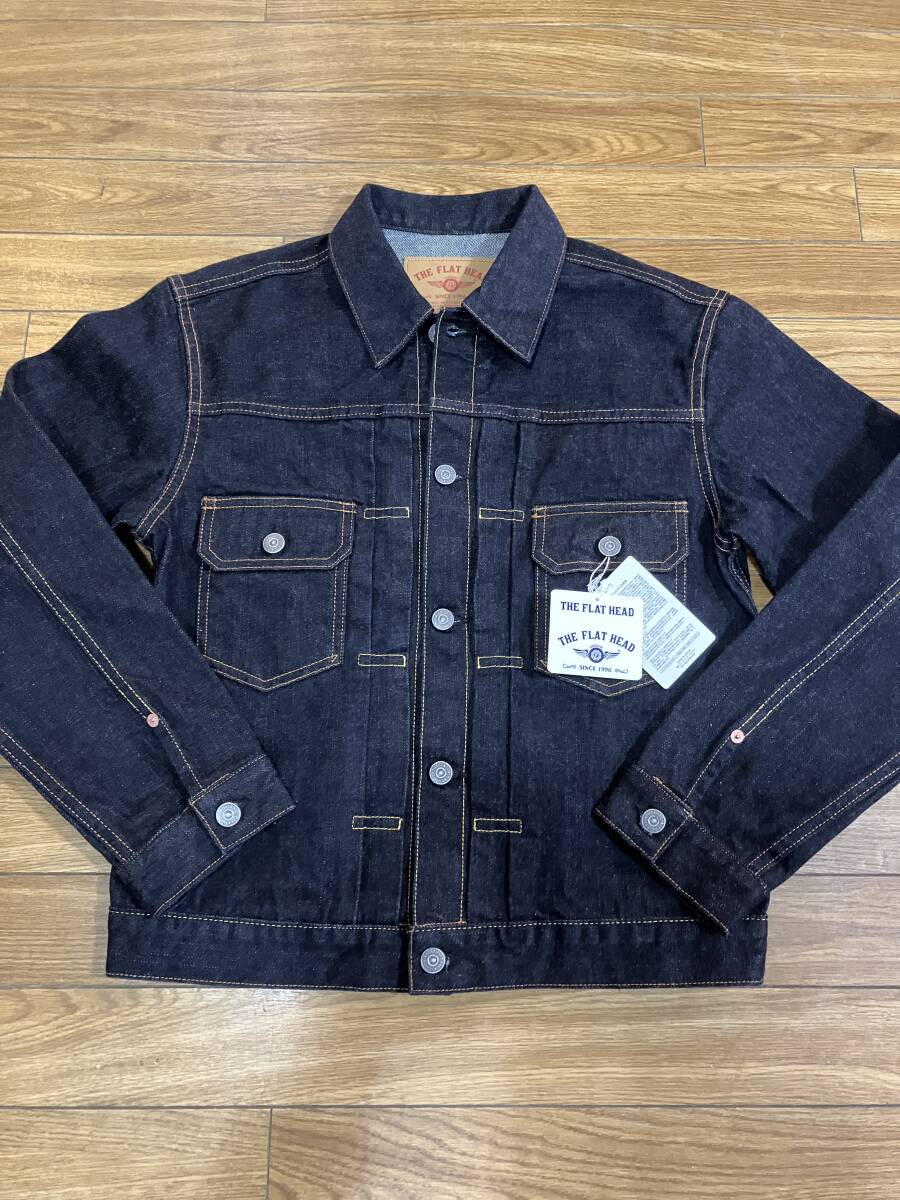 THE FLAT HEAD 14.5oz DENIM JKT50s FN-OJ-D002 BLU 42サイズ拍卖