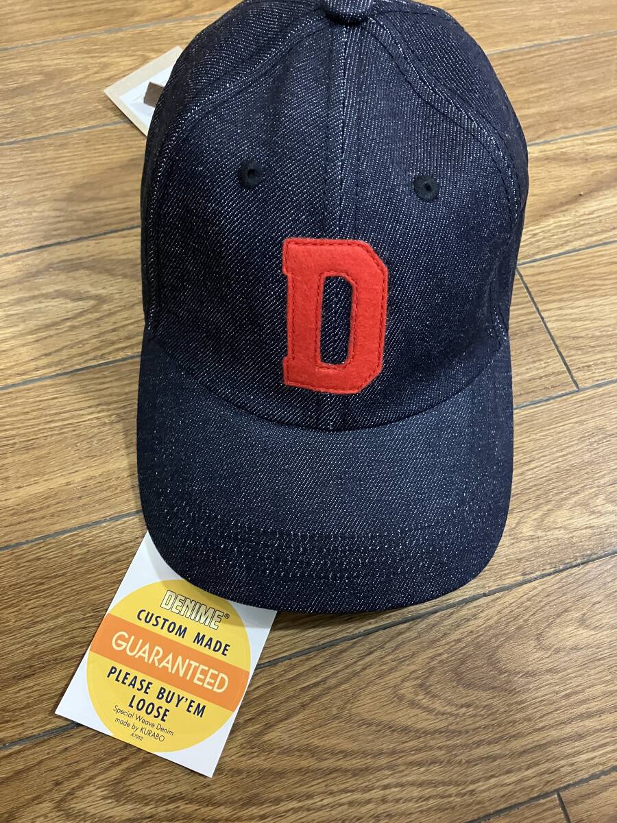WAREHOUSE 303 STRONG DENIME BASEBALL CAP アップリケ拍卖