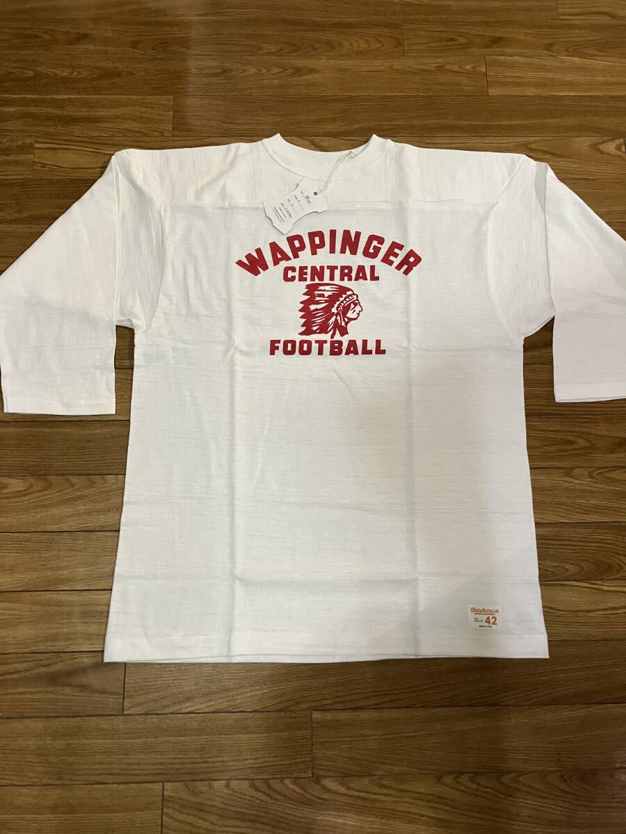 WAREHOUSE 4063 WAPPINGER フットボールTEE OFF 42サイズ拍卖