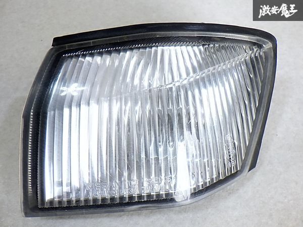 日産 純正 S14 シルビア 後期 ノーマル フロント ウインカー レンズ ICHIKOH 3391 左 左側 助手席側 単体 即納 棚O-1-9拍卖