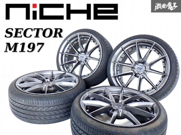 ●NICHE ニッチェ SECTOR M197 20インチ 9J 10.5J +35 PCD120 5H 5穴 ホイール 4本 1台分 BMW Fシリーズ 5シリーズ F10 F30 即納 棚B-3拍卖