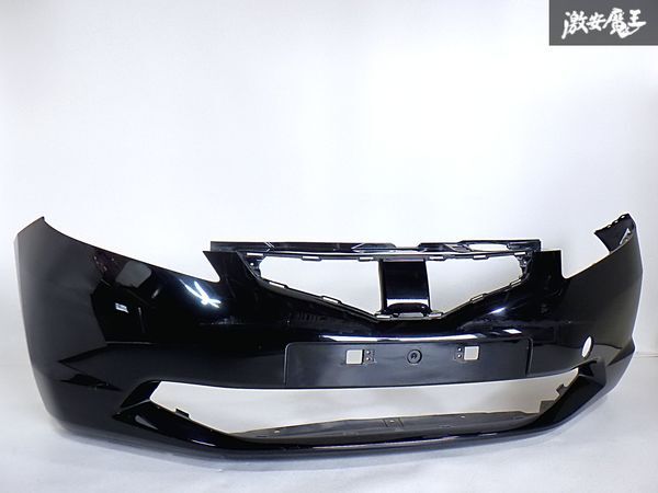 ★売り切り★ ホンダ 純正 GE6 GE7 GE8 GE9 フィット フロント バンパー 外装 黒 NH731P クリスタルブラックパール 71101-TF0-ZZ00 棚K-3拍卖