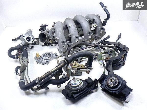 日産 純正 RPS13 180SX S13 シルビア SR20DET 後期 サージタンク インマニ スロットルボディ AACバルブ インジェクター デリバリー 棚K-4拍卖