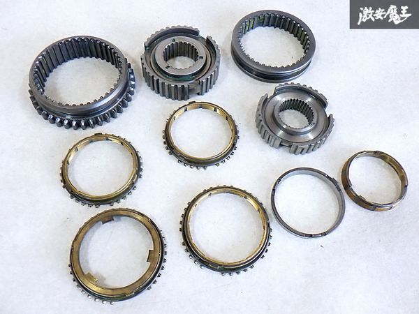 ★欠け無し★ ホンダ 純正 EK9 シビック B16B ミッション シンクロ スリーブ ギア セット シンクロハブスリーブ 即納 棚I-1拍卖