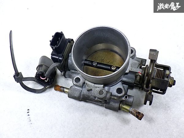 ★バタフライ固着無し★ 日産 純正 HCR32 R32 スカイライン RB20DET スロットルボディ スロボ 即納 棚I-1拍卖