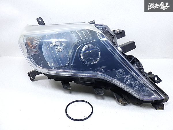 トヨタ 純正 TRJ150W GDJ150W ランドクルーザー プラド 中期 LED ヘッドライト レンズ 右 右側 運転席側 KOITO 60-215 L 即納 棚S-1拍卖