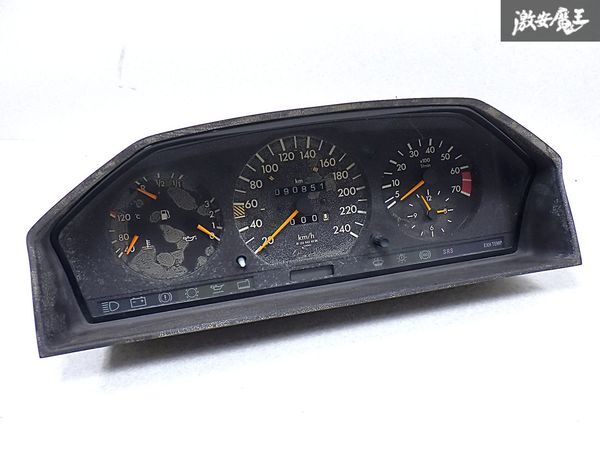 ★実動車外し★ メルセデスベンツ BENZ W124 Eクラス スピードメーター 計器 走行90851km 124.543.13.25 即納 棚S-2拍卖