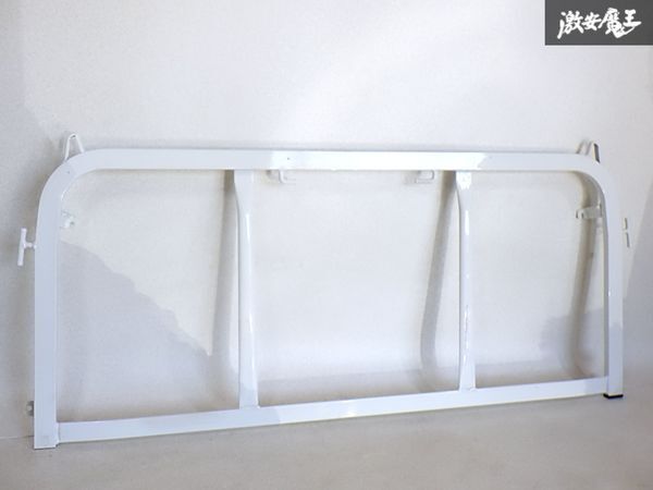 ★新車外し★ ダイハツ 純正 S500P S510P ハイゼット トラック リア ガラス 鳥居 トリイ とりい ガードフレーム 白 W19 ホワイト 即納 棚E拍卖