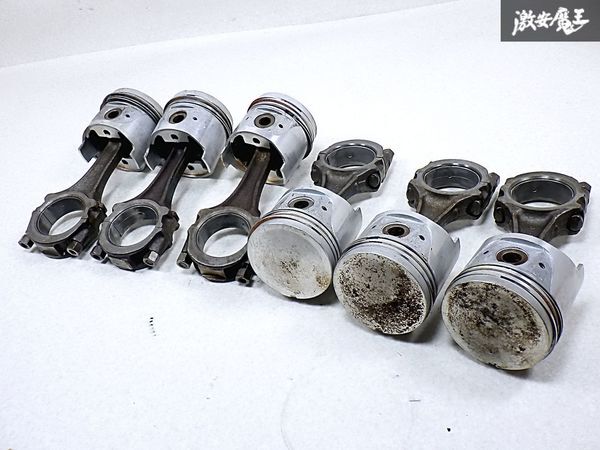 日産 純正 L型 L20 ピストン コンロッド 6本セット 78Φ 78パイ GC10 KGC10 ハコスカ S30Z フェアレディZ 即納 棚G-1拍卖