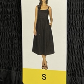 送料無料 新品 WellWorn キャミワンピース Sサイズ ブラック レディース 女性 衣類 スカート ワンピ ブラック /在514347★4拍卖