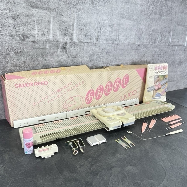 編み機【中古】未チェック SILVER REED LK100 ニット編み機 あみむめも ハンドメイド/514418拍卖