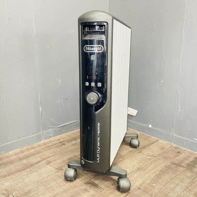 マルチダイナミックヒーター 【中古】 DeLonghi オイルヒーター MDHU15 1500W 約10-13畳 デロンギ 液晶不良 リモコン付き 冬物 / 52524拍卖