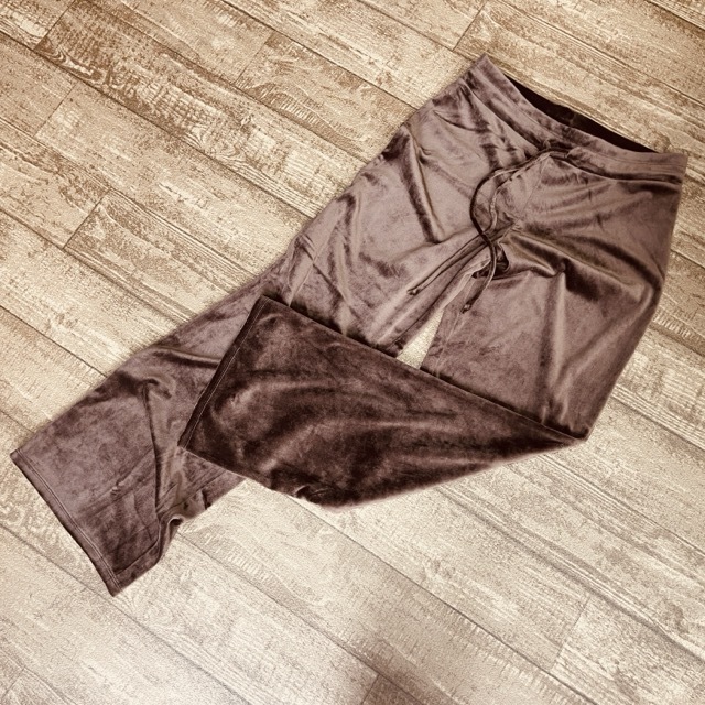 送料無料 レディース ベロア ラウンジパンツ Mサイズ 【未使用】 JeZeBeL イゼベル ブラウン ART.660658 ズボン /511253 在★6拍卖