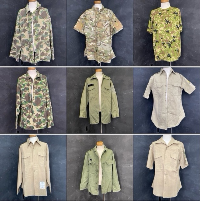 ミリタリー シャツ ジャケット Tシャツ 9枚セット 【中古】DSCP KHAKI2122  SHIRTMANSLONG 迷彩 無地 カモフラ等 メンズ用 衣類/514231拍卖