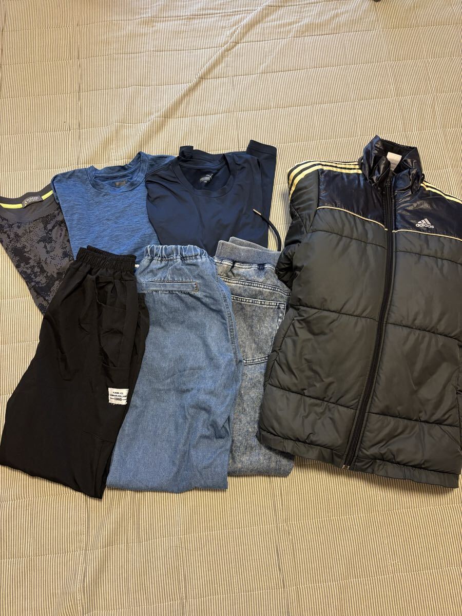 160cm 男の子 秋冬服 7点セット まとめ売り拍卖