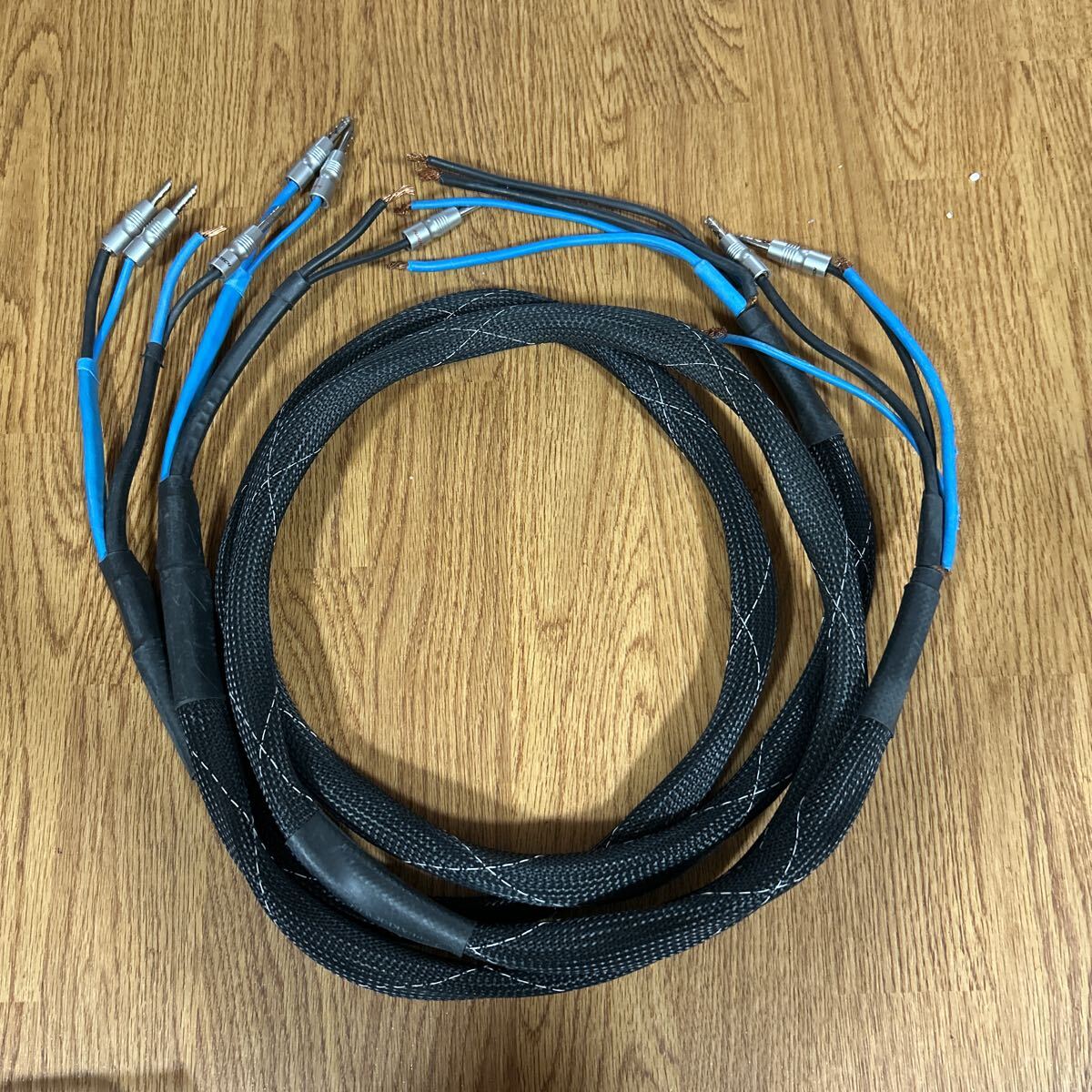 Synergistic Research Resolution Reference シナジスティック バイワイヤリング用 スピーカーケーブル 約1.7mペア furutechプラグ8個拍卖