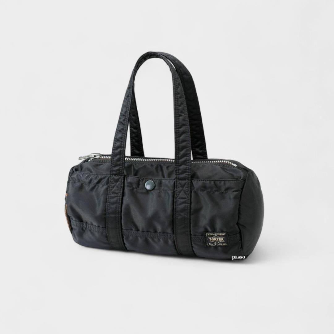 美品 ポーター タンカー ミニボストン S ドラムバッグ ロール ダッフル 黒拍卖