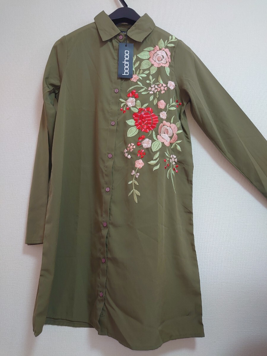 新品未使用 boo hoo ワンピース 長袖拍卖