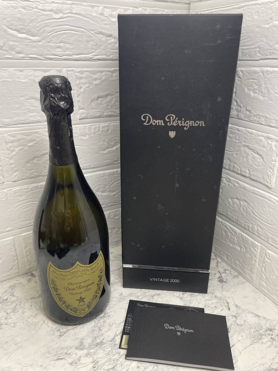 未開栓 ドンペリニヨン Dom perignon ヴィンテージ VINTAGE 2000 シャンパン 750ml 12.5度 箱付き 酒 古酒拍卖