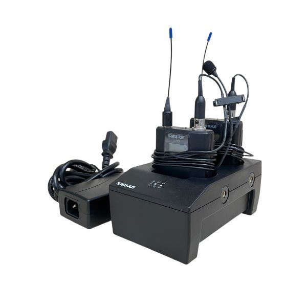 【複数在庫有り】2台セット SHURE ULXD1-JB ワイヤレス ボディパック型 送信機 806~810MHz 充電器 SBC200 動作保証 NO.Y10302拍卖