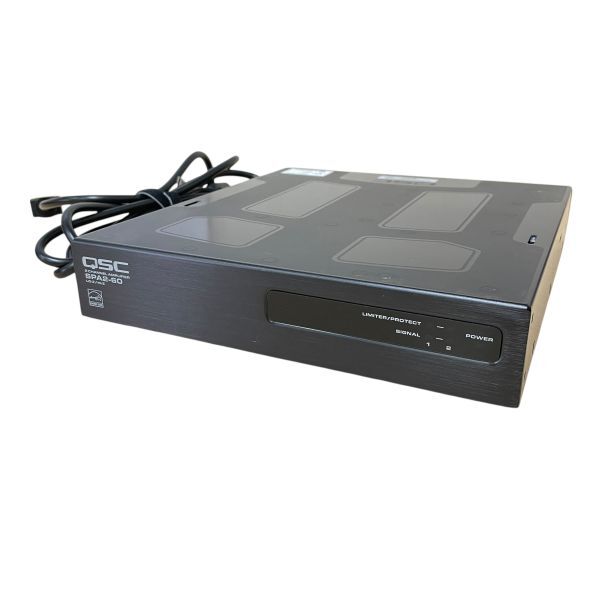 QSC SPA2-60 2 CHANNEL AMPLIFIER 高品質 コンパクトアンプ 動作品 NO.Y10404拍卖