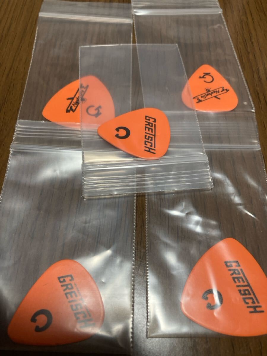グレッチ ギターピック 五枚セット GRETSCH拍卖