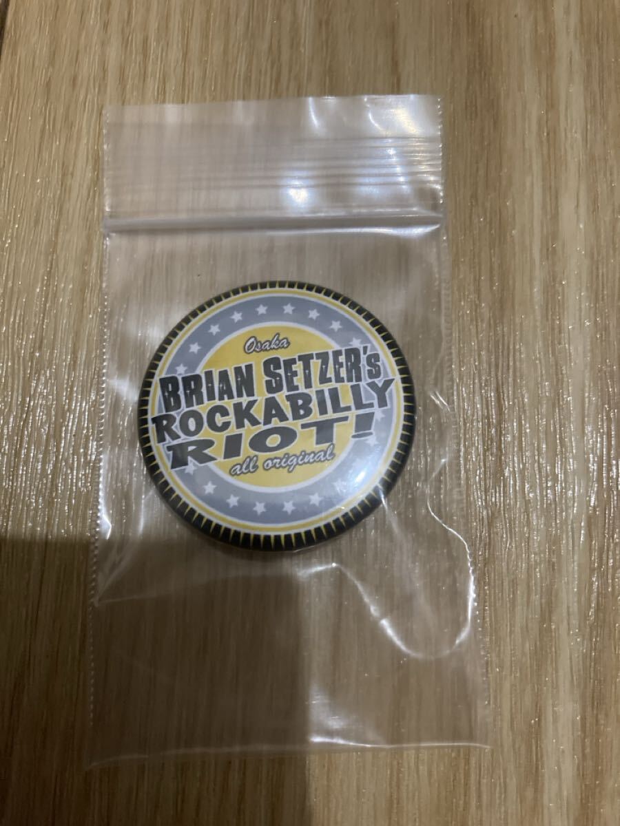 ブライアン・セッツァー ROCKABILLY RIOT! ALL ORIGINAL 缶バッジ拍卖