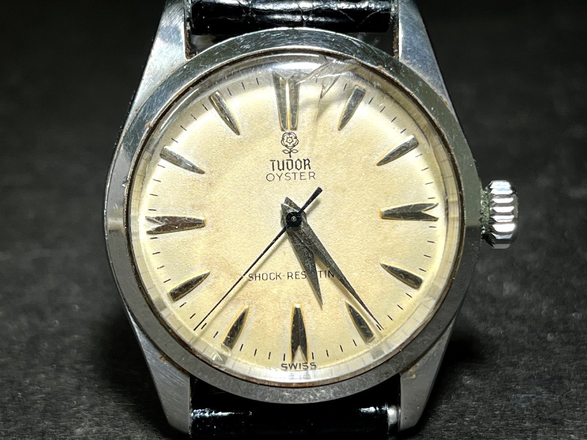 TUDOR チュードル OYSTER オイスター SHOCK RESISTING 腕時計 不動 現状品拍卖