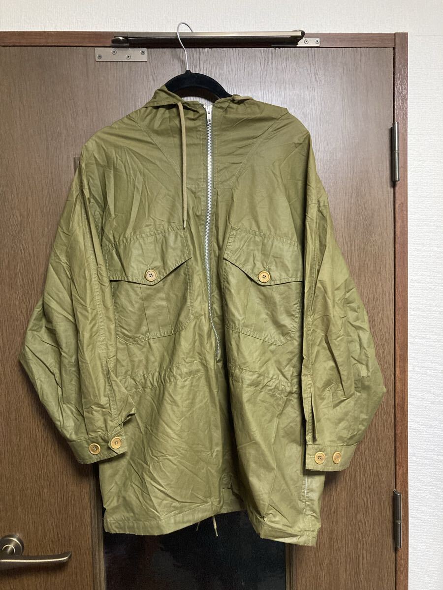 Helmut Lang ヘルムートラング 90s カーキ アノラック パーカー ミリタリー ジャケット 本人デザイン アーカイブ ヴィンテージ 希少 拍卖
