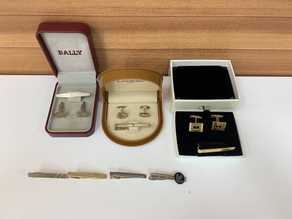 【中古品】7点まとめ売り イヴサンローラン ディオール ポールスミス ヴァレンティノ ランセル バリー MIYAZAKI2000 ネクタイピン カフス拍卖