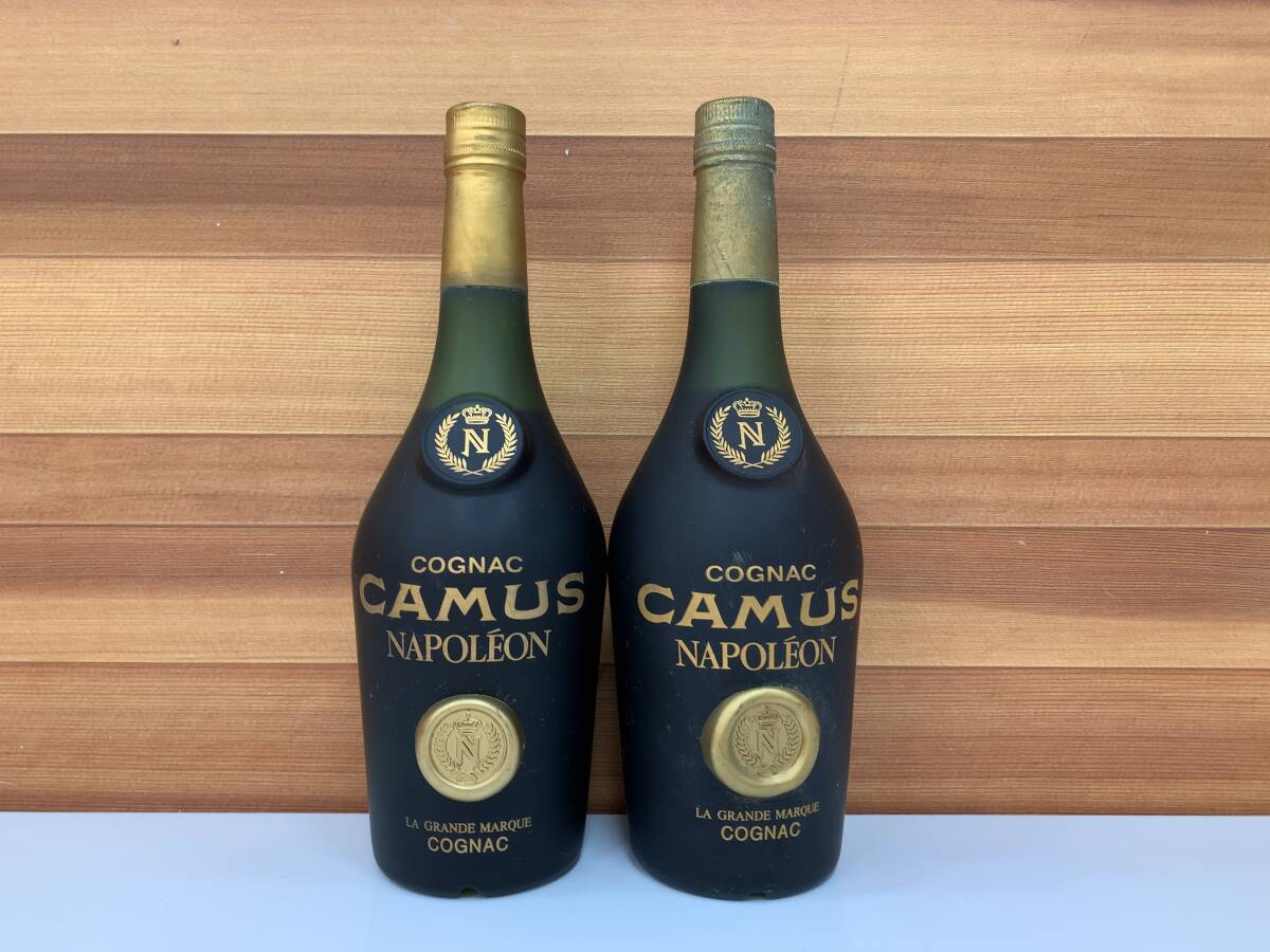 【未開栓/1円スタート】CAMUS カミュ NAPOLEON ナポレオン グランマルキ 2本セット 700ml 40% 古酒 I251022拍卖
