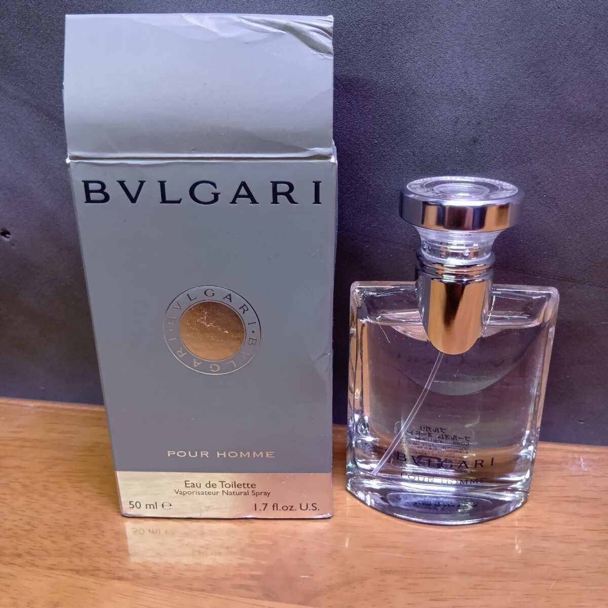 107c【未開栓】BVLGARI ブルガリ プールオム オードトワレ 50ml拍卖