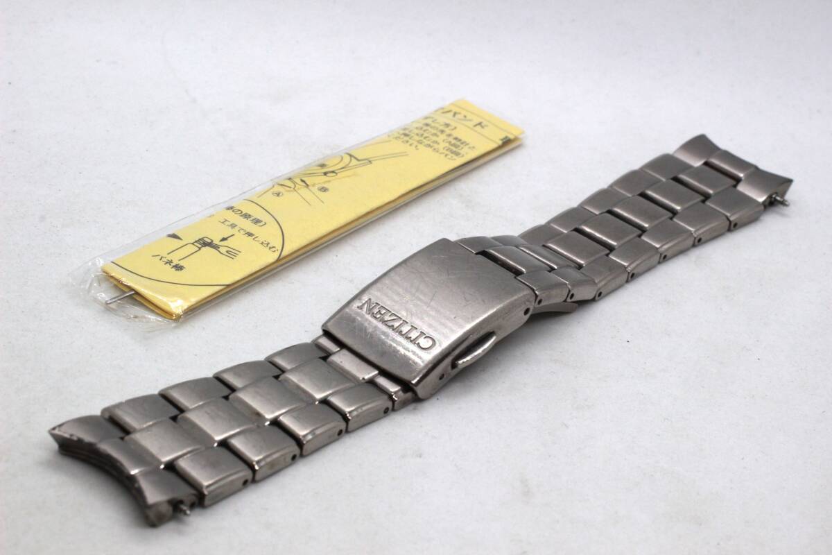 【CITZEN アテッサ】日本製 チタニューム中古品時計用ベルト ばね棒・簡易取付工具付 25.10.22 拍卖