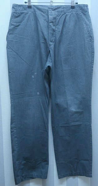 3-8758/シャンブレーワークパンツユーロ ビンテージ 拍卖