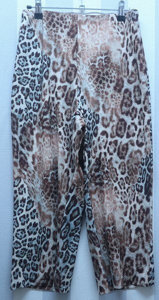 3-8709/PITATSレオパード柄ストレッチパンツ 日本製 ピタッツ 送料200円拍卖