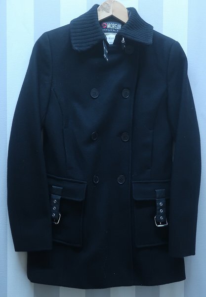 4-4486/MORGAN DE TOI ウール混コート モルガンドゥトワ レディース拍卖