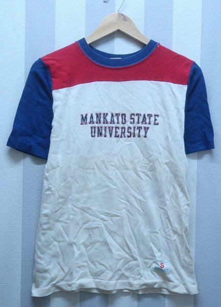 2-2648B/チャンピオンバータグ マンケート国立大学 Tシャツ Champion 送料200円 拍卖