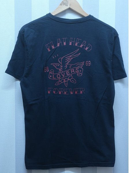 2-2795B/THE FLAT HEAD 半袖VネックTシャツ フラットヘッド 送料200円 拍卖