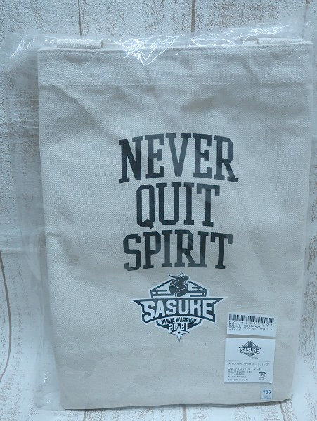 6-7178A/新品 SASUKE NEVER QUIT SPIRIT トートバッグ サスケ 拍卖
