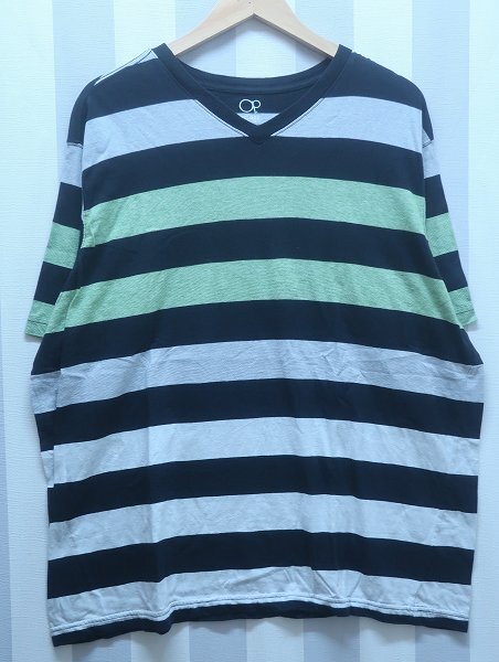 2-2605B/オーシャンパシフィック 半袖ボーダーTシャツ Ocean Pacific 送料200円 拍卖