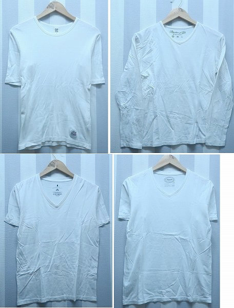 6-7162A/GREENLABELRELAXING RHYTHM OF LIFE ユナイテッドアローズ graniph 半袖Tシャツ×3 長袖Tシャツ 4点セット拍卖