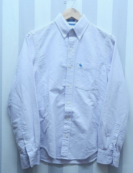 2-2819B/ABERCROMBIE&FITCH BDオックスフォードシャツ アバクロンビー&フィッチ拍卖