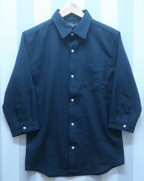 2-2512B/未使用品 Beno 7分丈半袖シャツ ビーノ拍卖